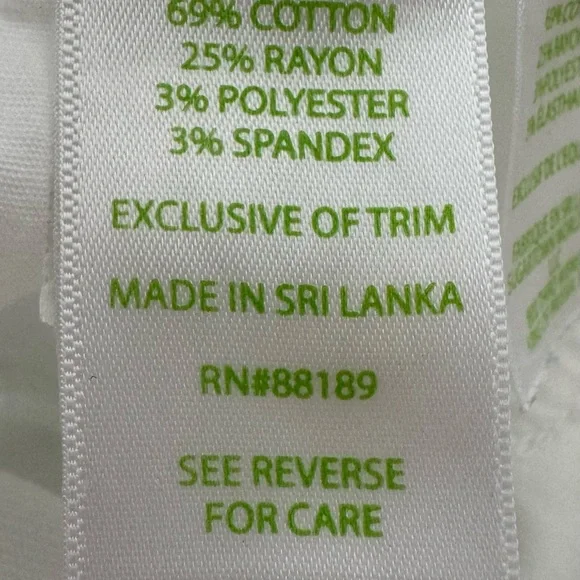 Lilly Pulitzer Bright White Ankle Straight Leg Jeans - Picture 6 of 6